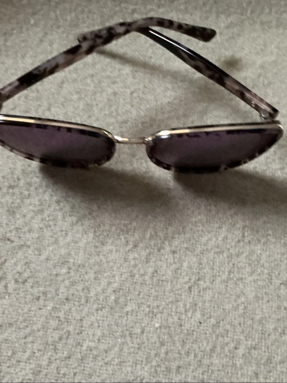 Vans Purple Tortoiseshell Cat-Eye Sunglasses for Women